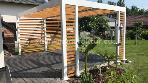 Pergola für Terrasse - Seitenansicht (4 von 9)