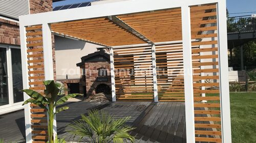 Pergola für Terrasse - Eingebaut (6 von 9)